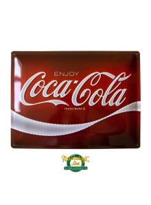 23282 Metal Plate 30x40sm - Enjoy Coca-Cola